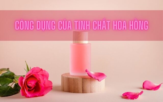 công dụng của tinh chất hoa hồng